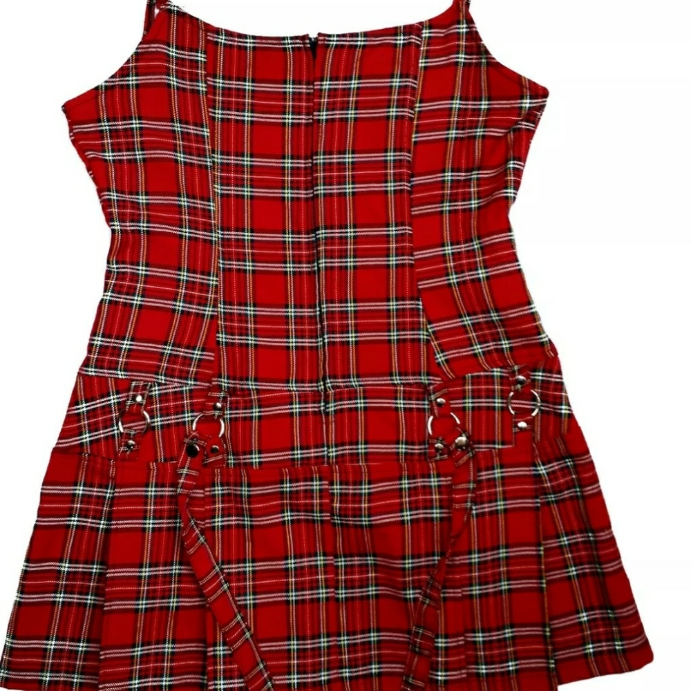 Lip service punk plaid dress